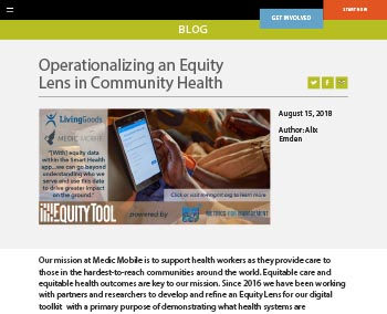 Operationalizing an Equity Lens in Community Health