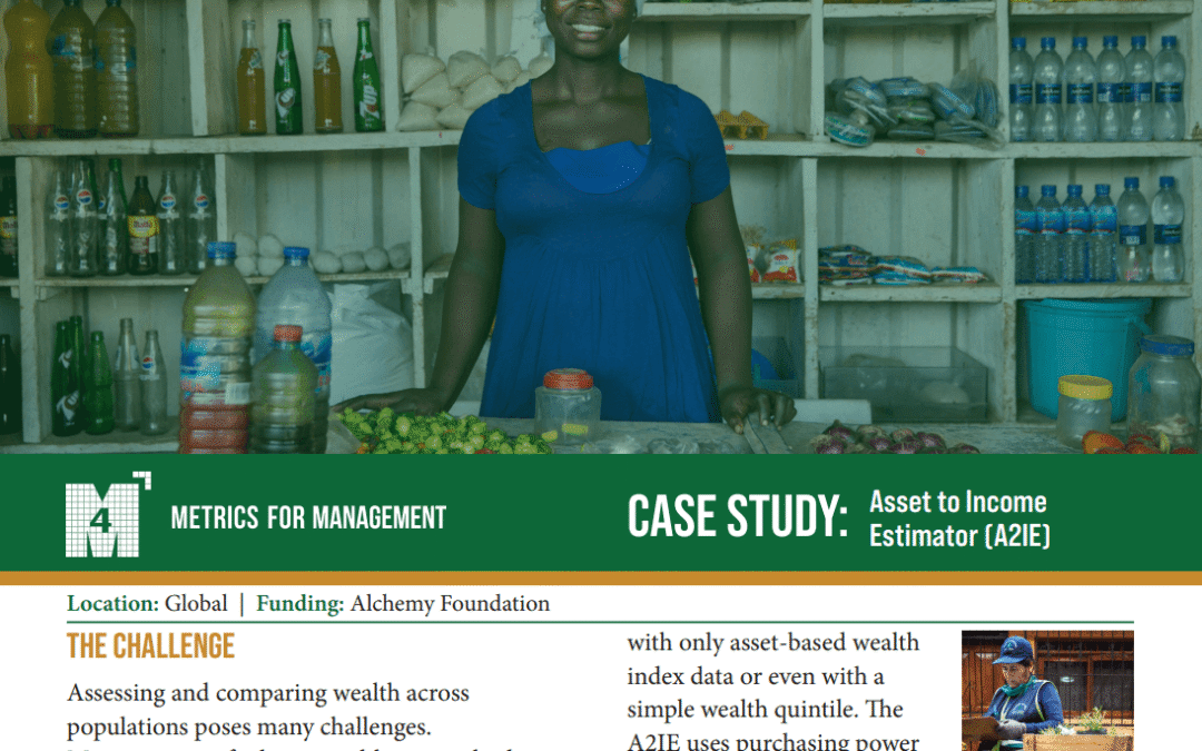 Asset to Income Estimator (A2IE)