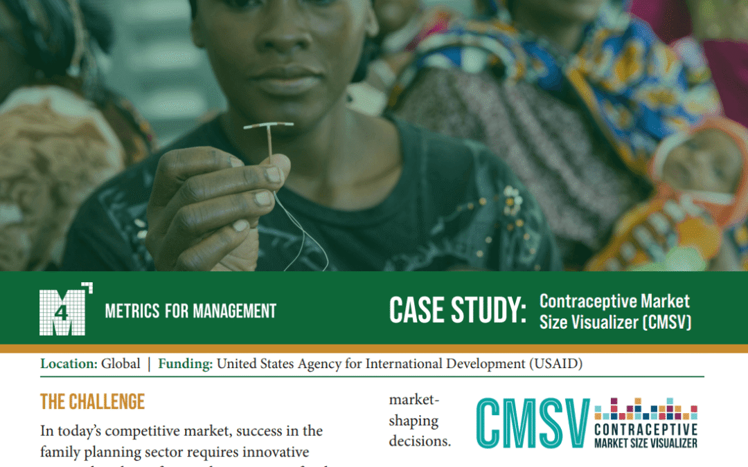 Contraceptive MarketSize Visualizer (CMSV)