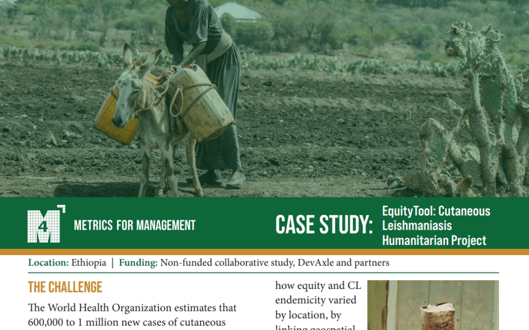 EquityTool: Cutaneous Leishmaniasis Humanitarian Project