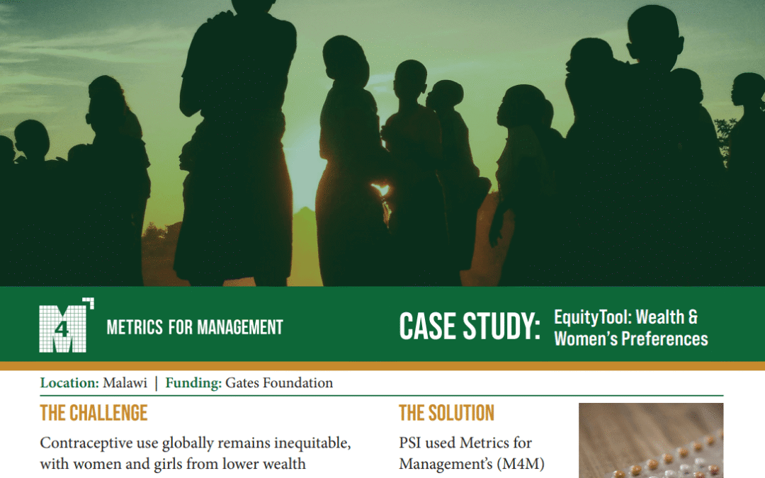 EquityTool: Wealth & Women’s Preferences