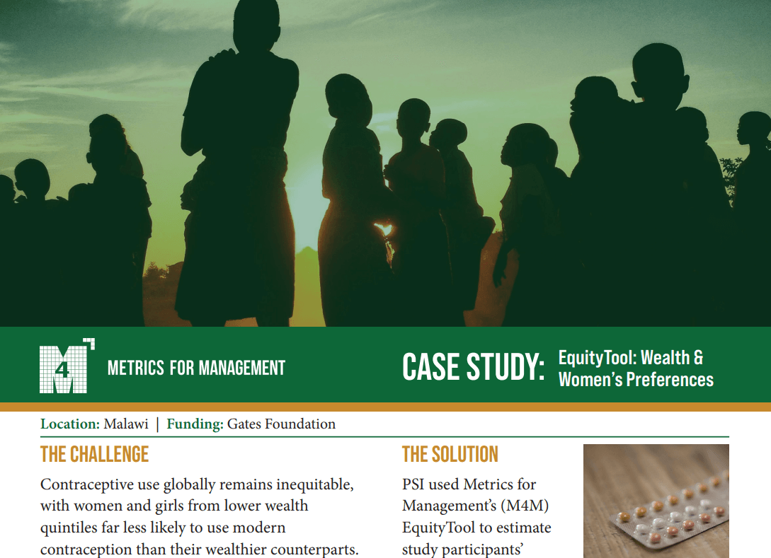 EquityTool Wealth &Women’s Preferences