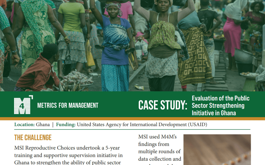 Evaluation of the Public Sector Strengthening Initiative in Ghana