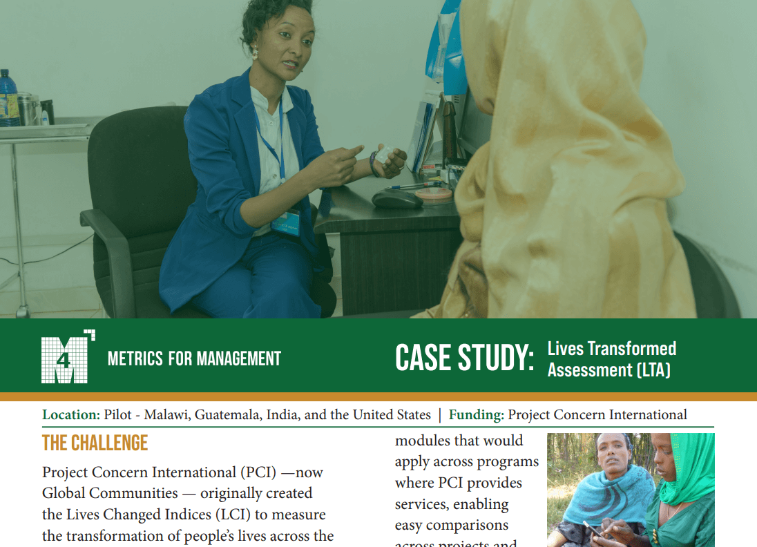 Lives Transformed Assessment (LTA)