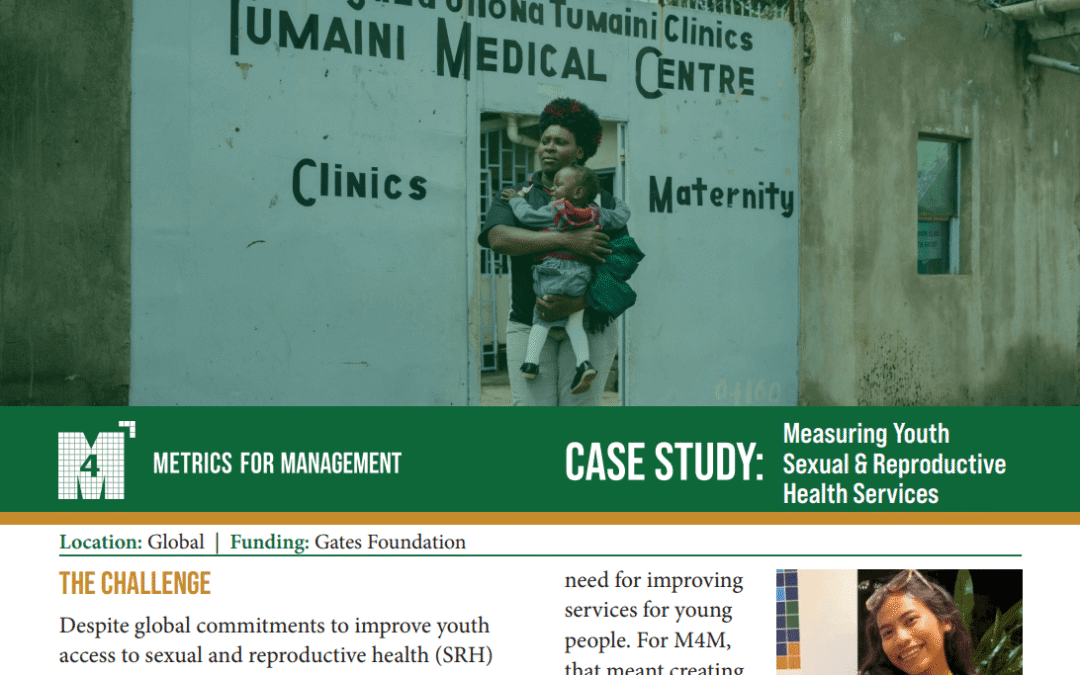 Measuring Youth Sexual & Reproductive Health Services