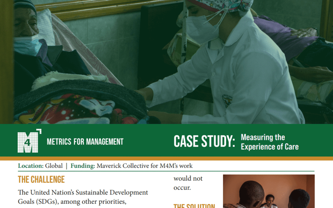Measuring the Experience of Care