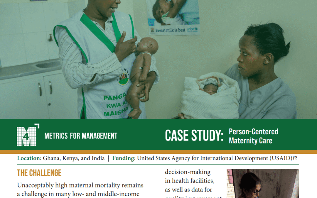 Person Centered Maternity Care